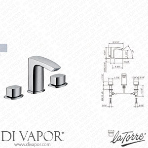 La Torre 31800 CS Studio Tap Spare Parts