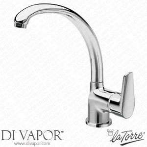 La Torre 32113 Metro Single Lever Sink Mixer Tap with High Spout Spare Parts
