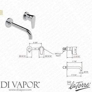 La Torre 32200 TC Metro Wall Mounted Tap Spare Parts
