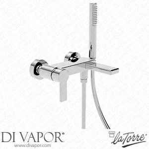 La Torre 35019 Italia 150 External Bath Mixer with Integrated Shower Support Spare Parts