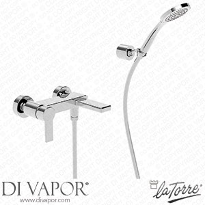 La Torre 35020 Italia 150 External Bath Mixer with Adjustable Wall Hook Spare Parts