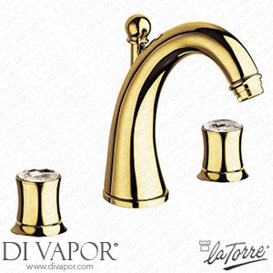 La Torre 39001 Elizabeth 3-Hole Washbasin Mixer with Drain Spare Parts