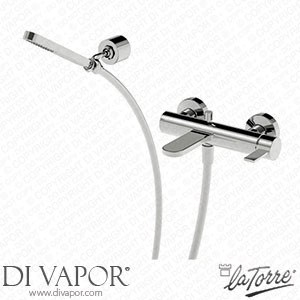 La Torre 40020 Taya External Bath Mixer with Adjustable Wall Hook Spare Parts