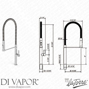 La Torre 40481 DUAL Taya Kitchen Tap Spare Parts