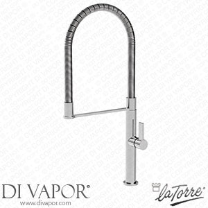 La Torre 40481 Taya Single-Lever Sink Mixer with High Spout and Extendable Shower Head Spare Parts