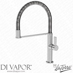 La Torre 40681 Taya Single-Lever Sink Mixer with High Spout and Extendable Shower Head Spare Parts