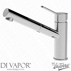 La Torre 42181 NewPro Single-Lever Sink Mixer with Pull-Out Shower Spare Parts