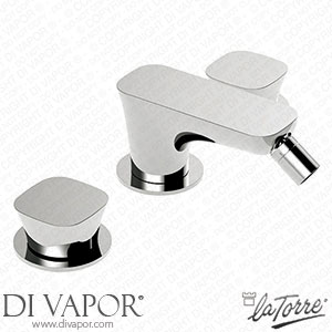 La Torre 44811 CS Lakes 3 Hole Bidet Combination with Drain Spare Parts