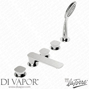 La Torre 44845 Lakes On-Board Bath Group 5 Holes Spare Parts