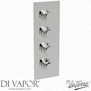 La Torre 44950 M3 (44950 MULTI 3) Lakes Built-In Thermostatic Shower Combination Spare Parts