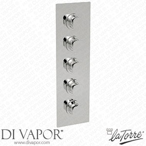 La Torre 44950 M4 (44950 MULTI 4) Lakes Built-In Thermostatic Shower Combination Spare Parts