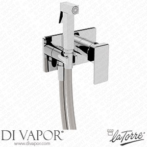 La Torre 45211 Profiles Built-In Mixer with Hygienic Shower Spare Parts