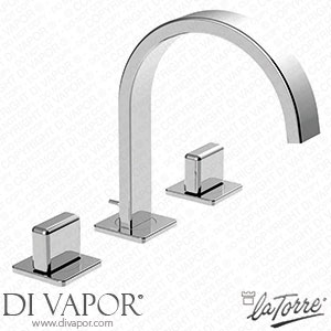 La Torre 45801 ST Profiles 3-Hole Basin Mixer Umbrella Spout Spare Parts