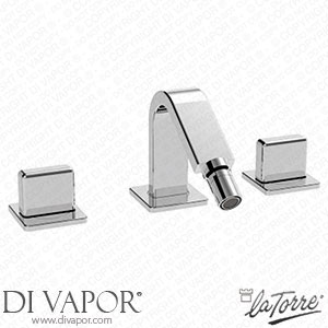 La Torre 45811 CS Profiles 3 Hole Bidet Combination with Drain Spare Parts