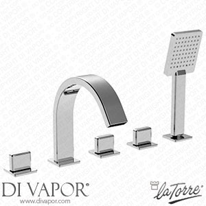 La Torre 45847 Profiles On-Board Bath Group 5 Holes Spare Parts