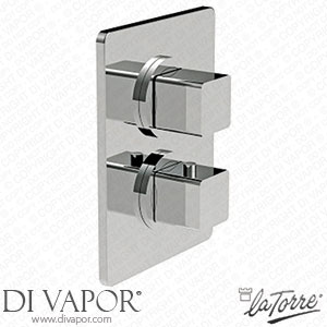La Torre 45950 R3 Profiles Built-In Thermostatic Valve with Three Alternative Outlets Spare Parts