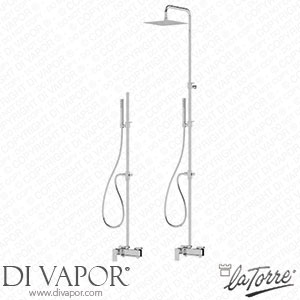 La Torre 46025 COL Profili Plus External Bath Mixer Spare Parts