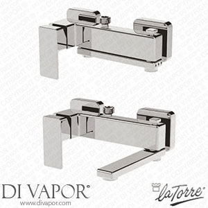 La Torre 46025 Profili Plus External Bath Mixer Spare Parts