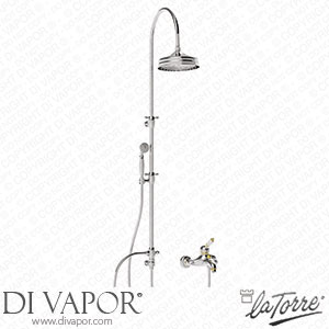La Torre 8024 RE COL LEO Zafira External Bath Mixer with Shower Column Spare Parts