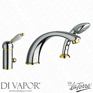 La Torre 8045 RE Zafira Monocomando Vasca 3 Fori Spare Parts
