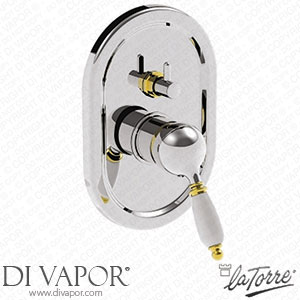 La Torre 8050 RL RE Zafira Shower Recess with Complete Manual Lever Diverter Spare Parts