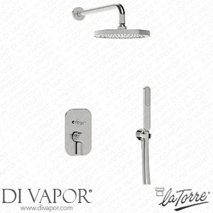 La Torre 92040 (40050 R SOF KIT) Taya Built-In Shower Mixer with Diverter Spare Parts