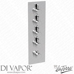 La Torre AA950 M4 (AA950 MULTI 4) Woda Built-In Thermostatic Shower Combination Spare Parts