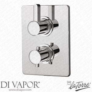La Torre AA950 R2 Woda Built-In Thermostatic Valve with Two Alternative Outlets Spare Parts