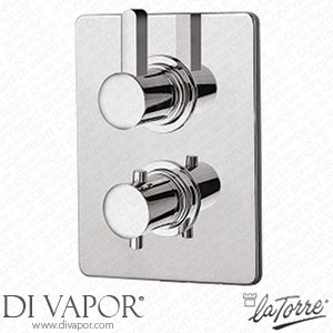 La Torre AA950 R3 Woda Built-In Thermostatic Valve with Three Alternative Outlets Spare Parts