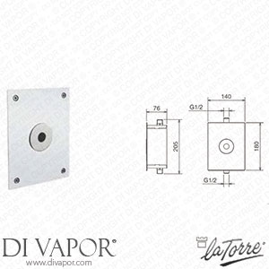 La Torre ELLT 521 Urinal Flush Spare Parts