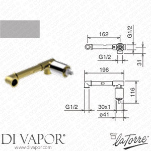 La Torre INC 200/35 L Built-In Tap Spare Parts