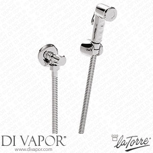 La Torre SHOFF MALE DA Shut Off Hygienic Shower with Stop Tap Spare Parts