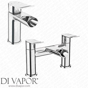 Victorian Plumbing Luna Waterfall Tap Package (Bath + Basin Tap) - LUNPK Spare Parts