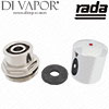 Rada 540 38 TF503b Flow Button and Headnut Chrome