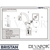 Bristan M SNK EF MOC Mixer Spare Tech Diagram
