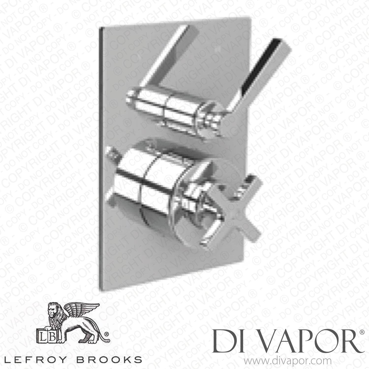 Lefroy Brooks Fleetwood Pressure Balance Trim With Integrated Twoway