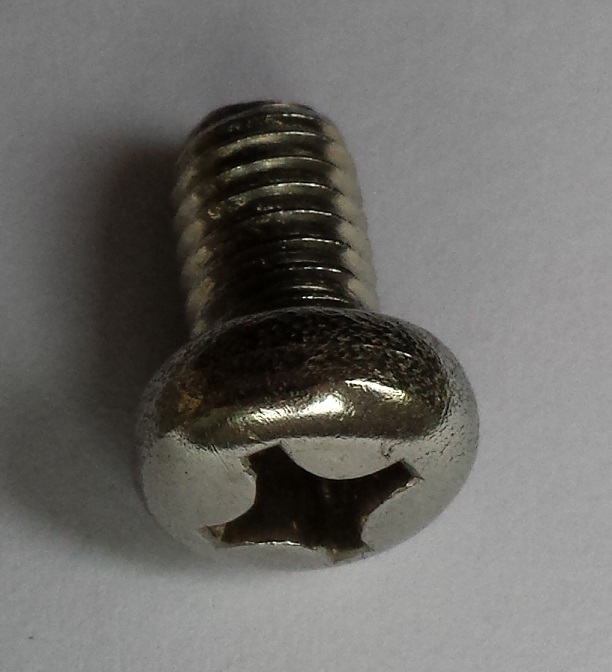 M6 x 10mm Machine Screw Phillips Panhead