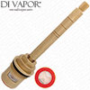 127mm 3/4 Quarter Turn Flow Cartridge - 88mm Spindle - Clockwise Open