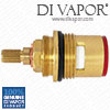 Shower Flow Cartridge for Victorian Plumbing Milan Twin & Triple Shower Mixer Valves - Clockwise Open