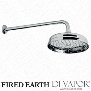 Fired Earth Easy clean shower  rose with fixed wall arm (MAD213ROSEARM) Spare Parts