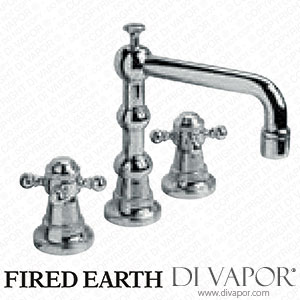 Fired Earth 3 hole basin mixer 230 (MAD23HBM) Spare Parts