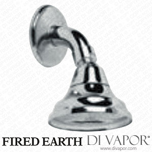 Fired Earth Small shower rose with swivel joint wall arm (MAD83ROSEARM) Spare Parts