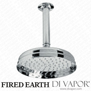 Fired Earth Easy clean shower rose  with 17 cm fixed ceiling arm (MADCROSE170) Spare Parts