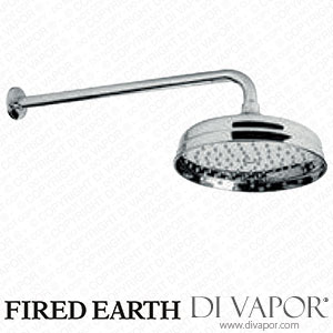 Fired Earth Easy clean shower rose with 35 cm fixed ceiling arm (MADCROSE350) Spare Parts