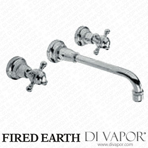 Fired Earth Wall mounted 3 hole basin mixer (MADW3HBM) Spare Parts