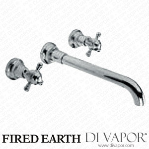 Fired Earth Wall mounted 3 hole bath filler (MADWBATH3HBM) Spare Parts