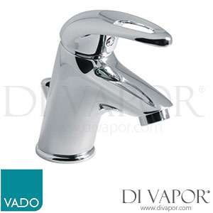 VADO MAG-100M-C/P Magma Mini Mono Bathroom Basin Tap with Pop-up Waste Spare Parts