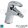 VADO Magma Bidet Mixer Single Lever Pop-Up Waste Spare Parts
