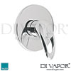 VADO Magma Shower Valve Single Lever Round Backplate Spare Parts