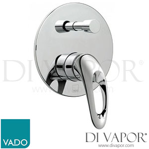 VADO MAG-147A-C/P magma Concealed Single Lever Wall Mounted Manual Shower Valve with Diverter Spare Parts